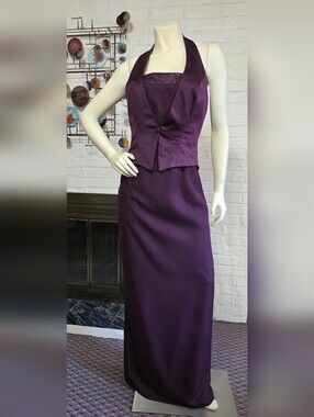 Purple Women's Gown With Jacket - Brand Unspecified